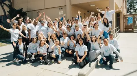 Age of Learning’s First Staff Volunteer Day Helps Transform Local Elementary School